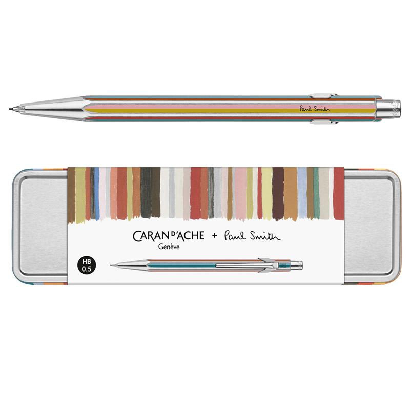 Caran d'Ache Paul Smith Ed. 5 Silver Mechanical Pencil 0,5 mm - Portamine
