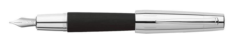 Faber-Castell E-MOTION Black Wood - Fountain pen - penna Stilografica