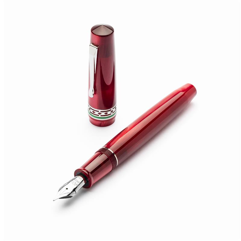 RADIUS Settimo ITALIA Red ST Fountain Pen - Stilografica