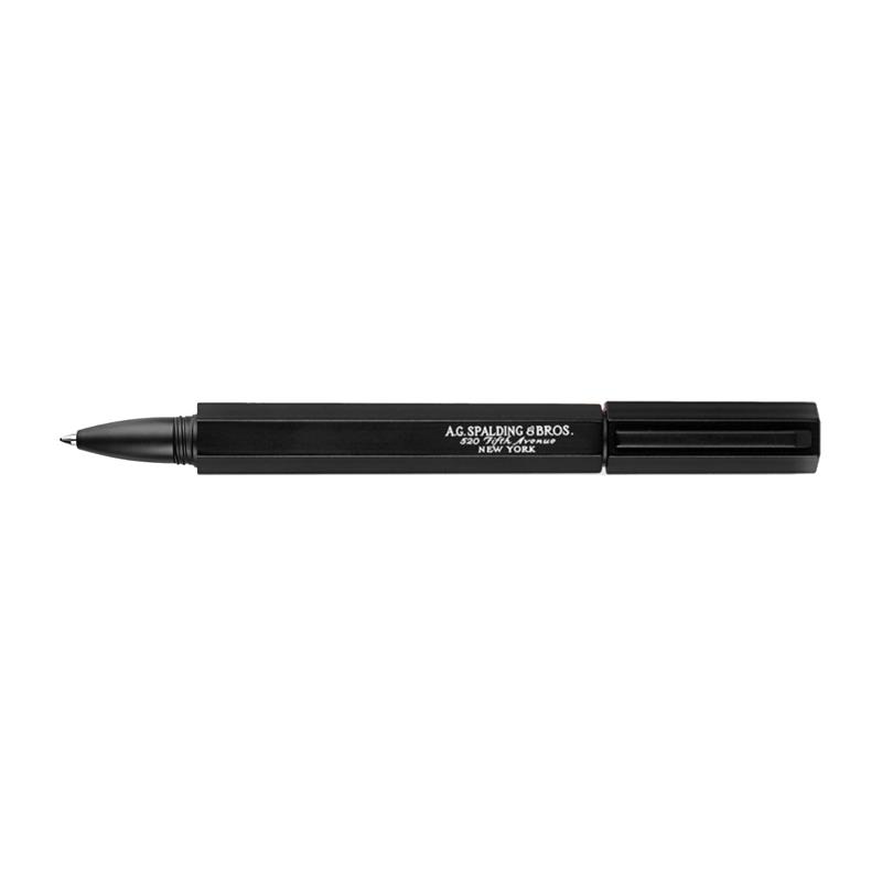 A.G. Spalding & Bros HEXA Black Ballpoint Pen - Sfera